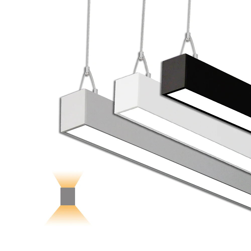DLC Premium direct & indirect gapless linkable office LED Linear Light