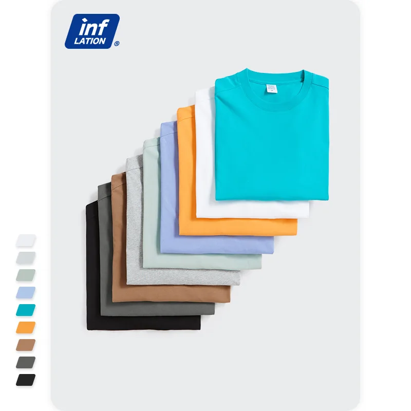 

2021 Custom logo 100 Cotton 190G Men T shirts High Quality Fashion Cheap Wholesale Plain Blank oversize tshirts