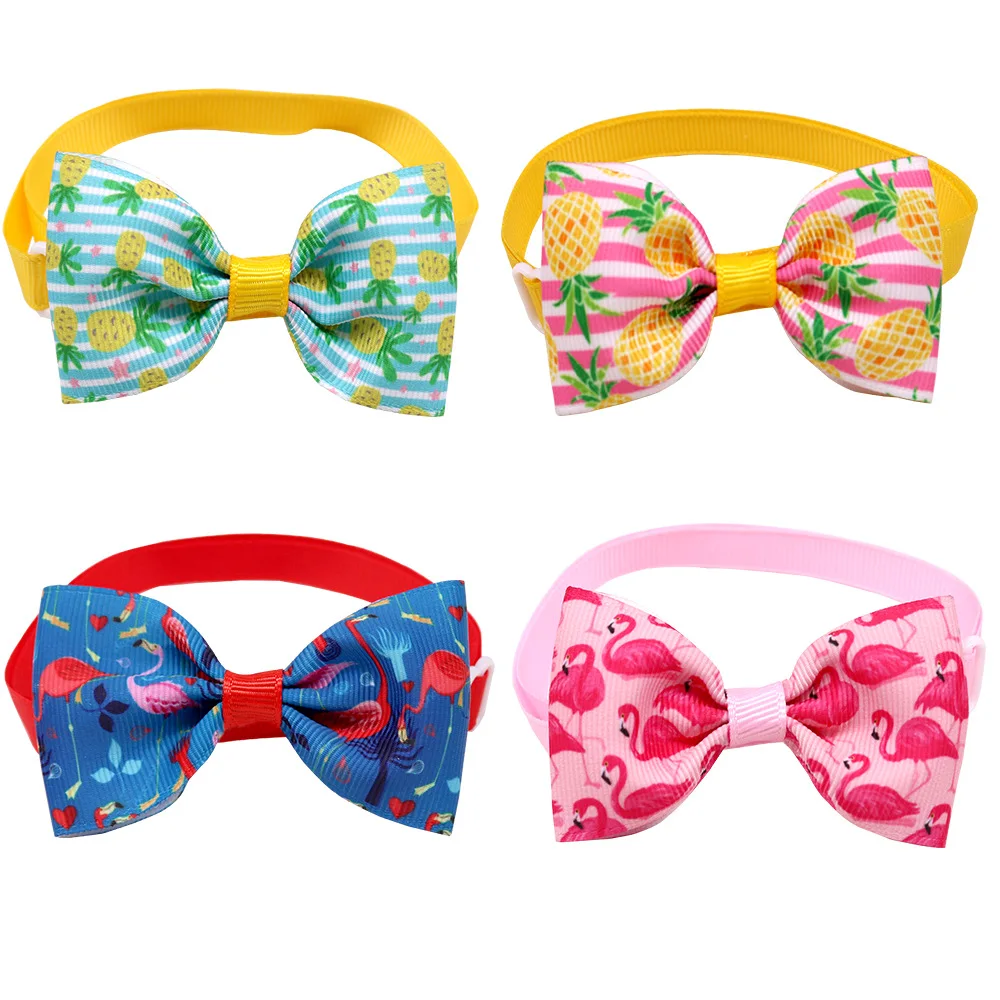

Adjustable Cat Dog Bow Ties Pet Party Accessories for Birthday/Christmas/Thanksgiving Day, Pet Neck Bowties for Puppies