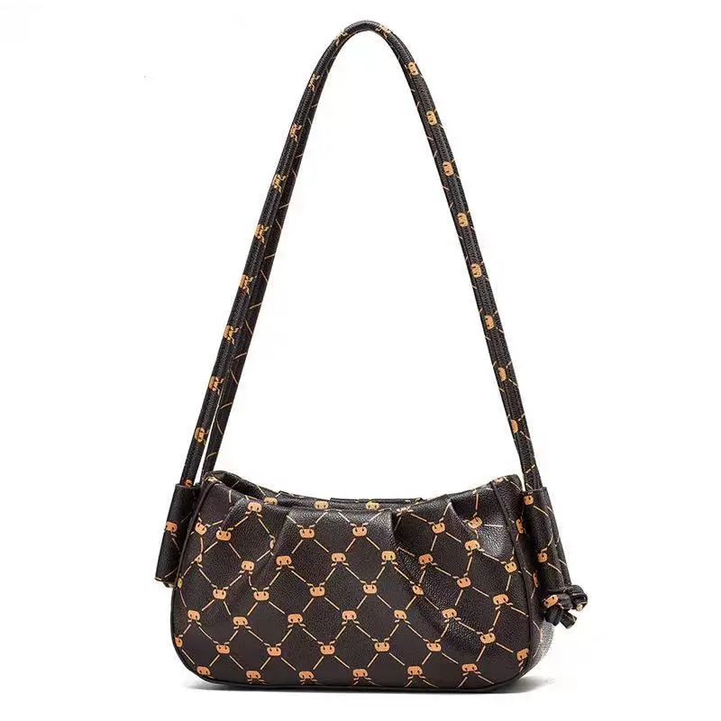 

DL186 23 Wholesale fashion dumpling women purses leather ladies underarm shoulder bag handbags hand bags, Black....