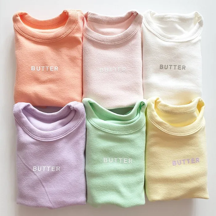 

Children Wholesale toddler plain t-shirt kids blank t-shirt Shirt Baby And Girl Autumn Per Color Shirts 100%cotton Long sleeve, Picture