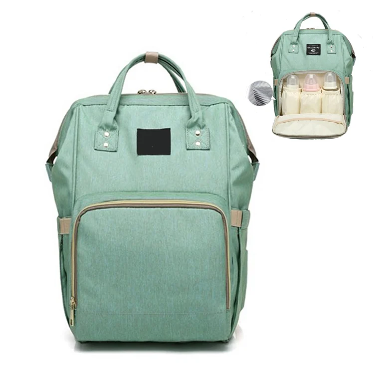 

Fashion Large capacity mummy baby diaper storage bag with insulated pockets baby bags luxury backpack, Customized color