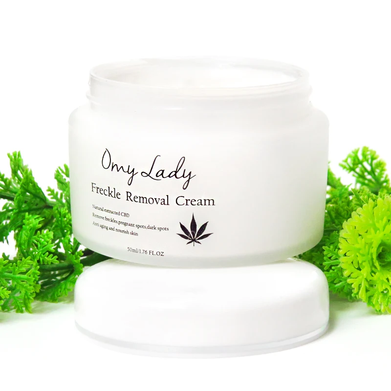 

Drop shipping private label korean skin care omy lady cbd face whitening cream for freckle