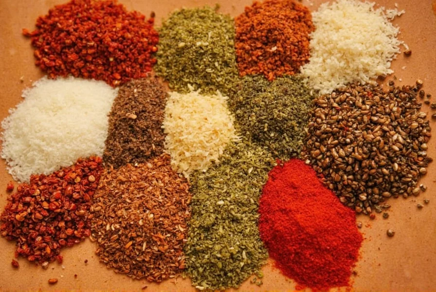 Chinese spice shelf display