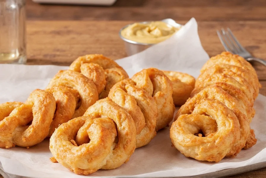 Step-by-step preparation of homemade Cinnamon Twists showing twisting technique