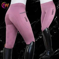 

EW Other Horse Products Chaps Dimple Silicone Printing Horse Riding Pants Equestrian Breeches Wholesale Riding Tights