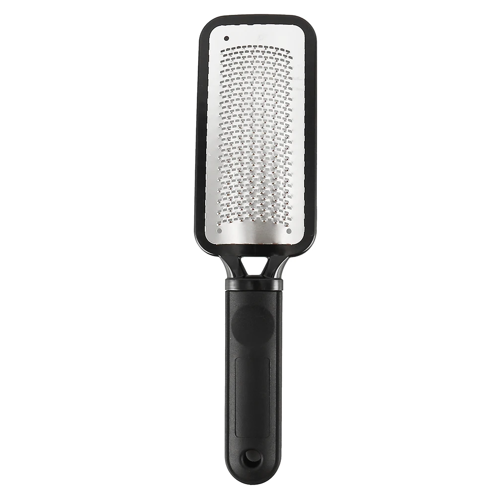 

Double-Side Stainless Steel Foot File Heel Grater Feet Pedicure Rasp Remover Pedicure Manicure Nail Tools, Black. blue