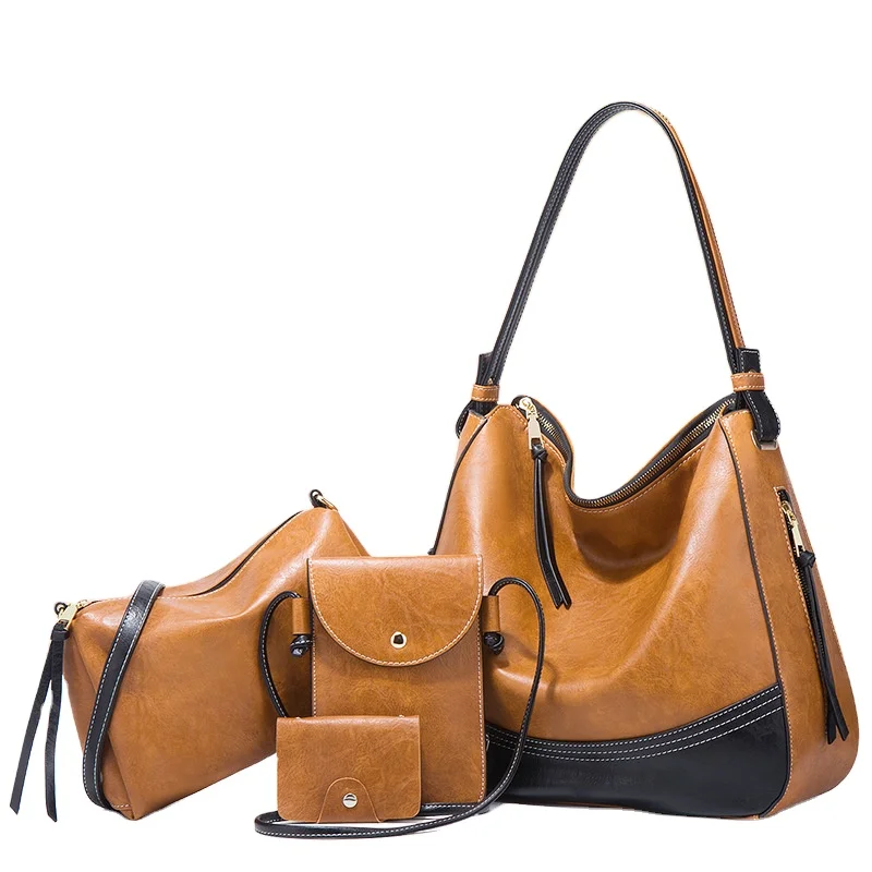 

Wholesale Ladies Purses 3pcs Set Handbags For Women Large Capacity Bags, Multi color