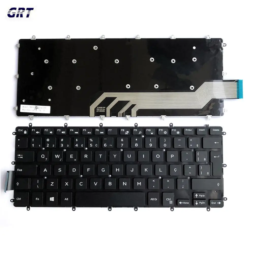 

sunrex laptop keyboard For DELL Inspiron Gaming 14 7466 BLACK 0H4XRJ BR Layout