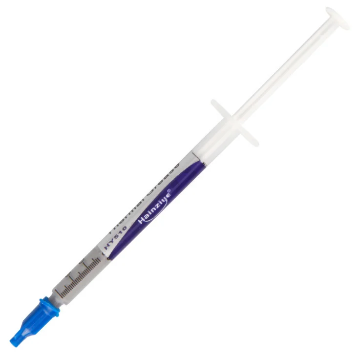 

HY510 Gray bulk small syringe PC CPU GPU LED interface heat sink transistor conductive grease artic silver Thermal paste