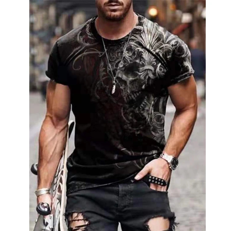 

Mens High-quality fashion polyester plain 100% cotton t-shirt cool t shirts for men