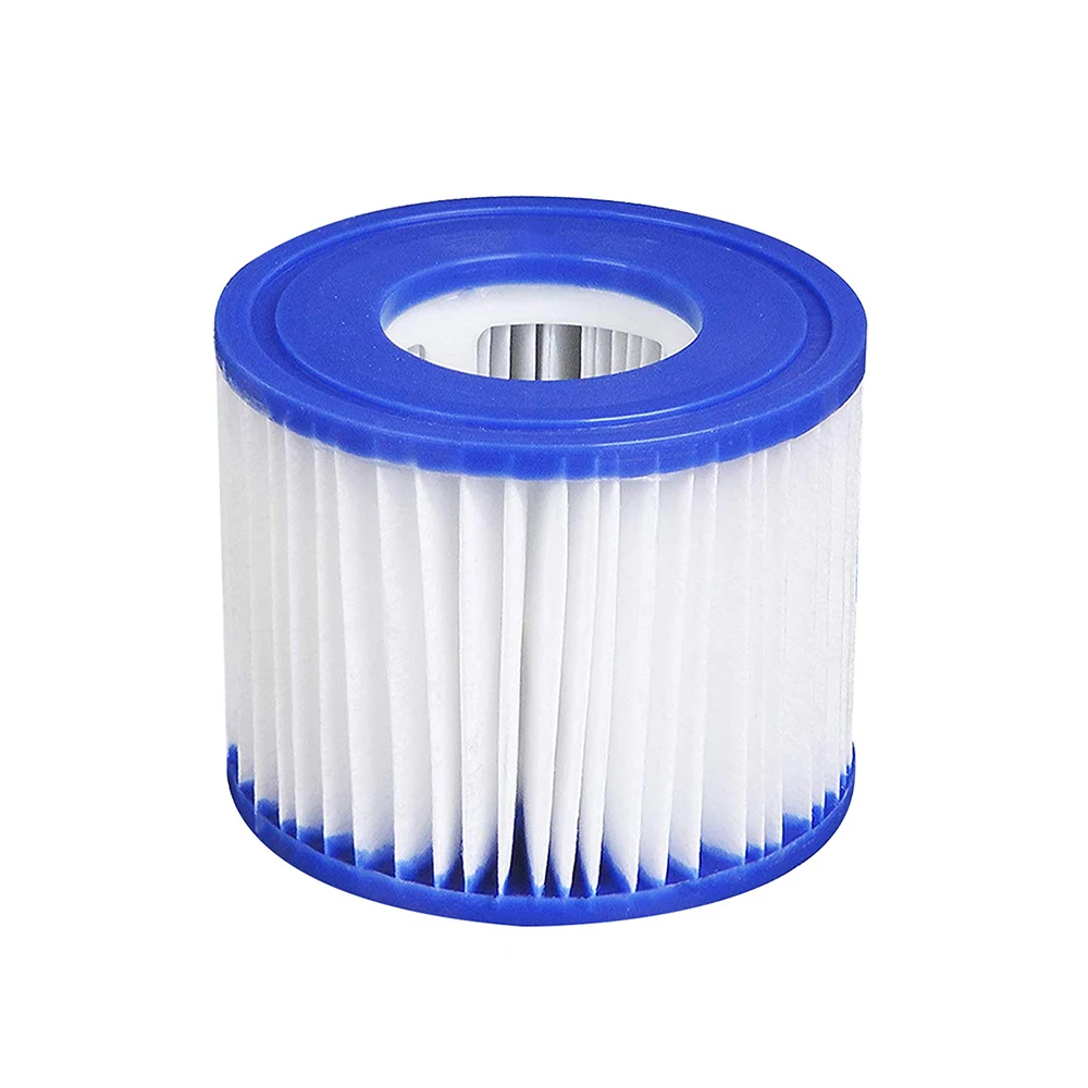 

Hot Sale Replacement Spa Hot Tub Filter Cartridge for Bestways Type VI Inflatable Swimming Pool Filter Pump, White+blue