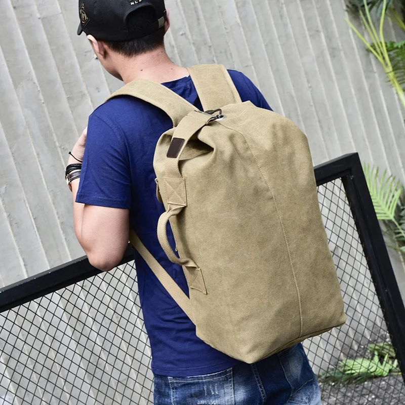 

Canvas Backpack Travel Rucksack Backpack Vintage Duffel Bag Laptop Bag Casual Daypack