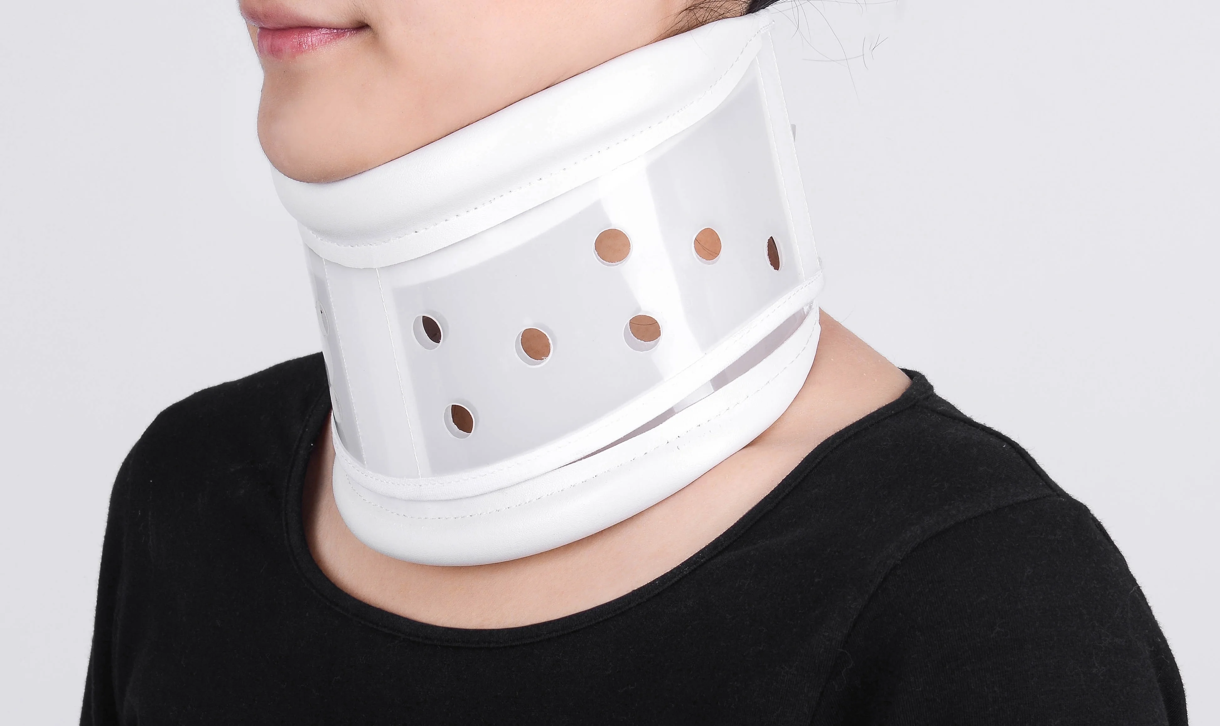 华康两件套可调医疗理疗硬颈圈 - buy 华康可调式医用理疗颈托,两件式