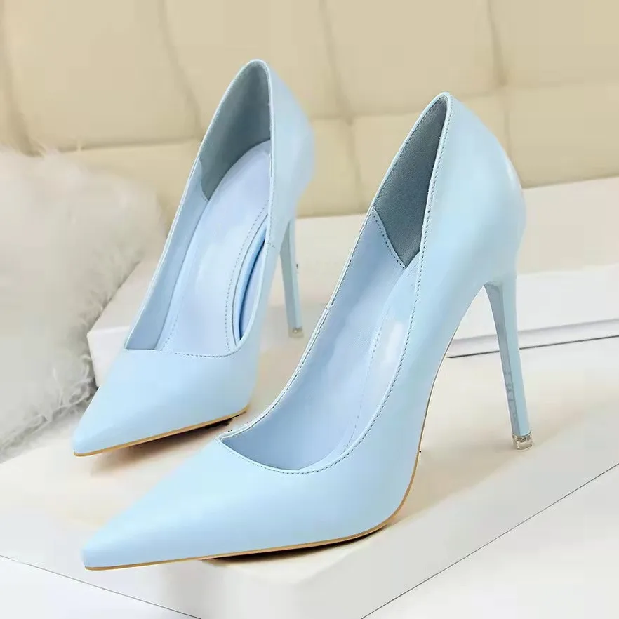 

2022 leather sandals for women and ladies women stiletto dress shoes heel women yellow dress shoes