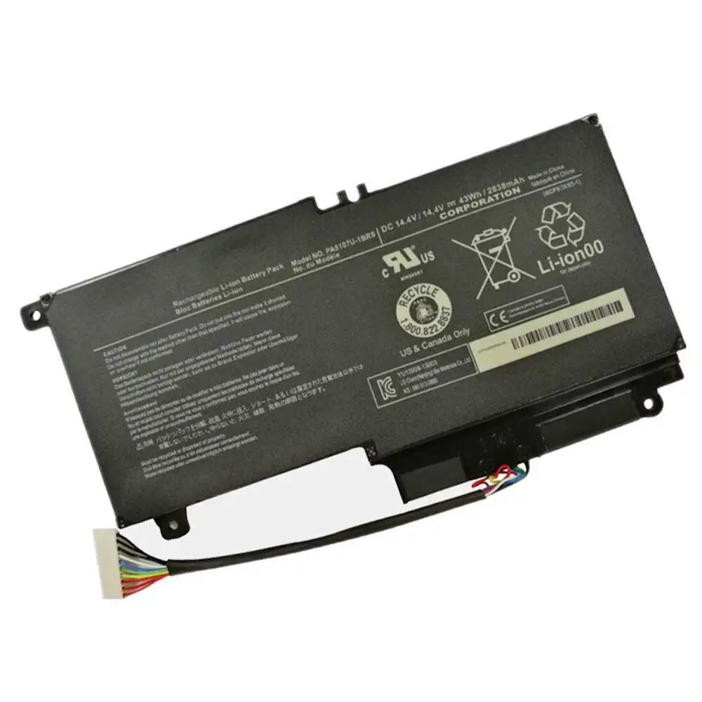 

szhyon 14.4V 43Wh 2838mAh PA5107U-1BRS Laptop Battery compatible with Toshiba Satellite L45 L45D L50 S55 P55 L55 L55T P50 P50-A
