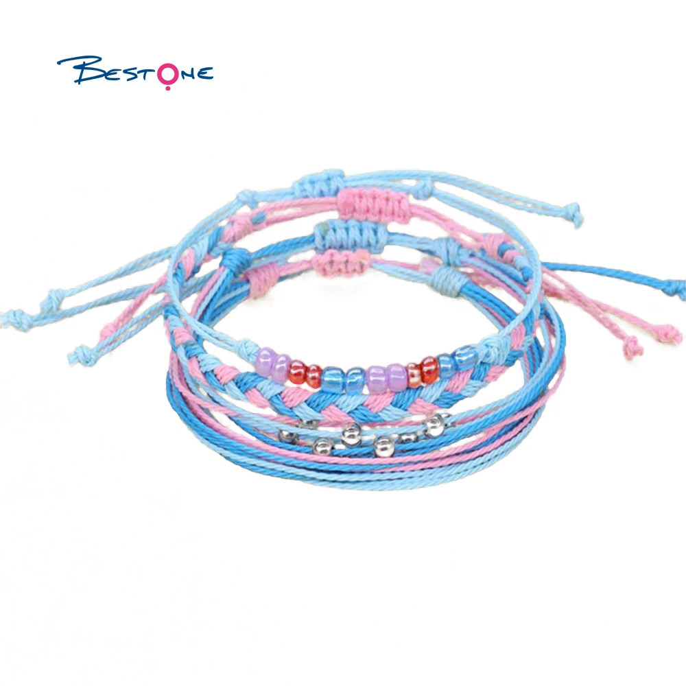 

Hot Selling Handmade Woven Rope Seed Beads Bracelet for Women