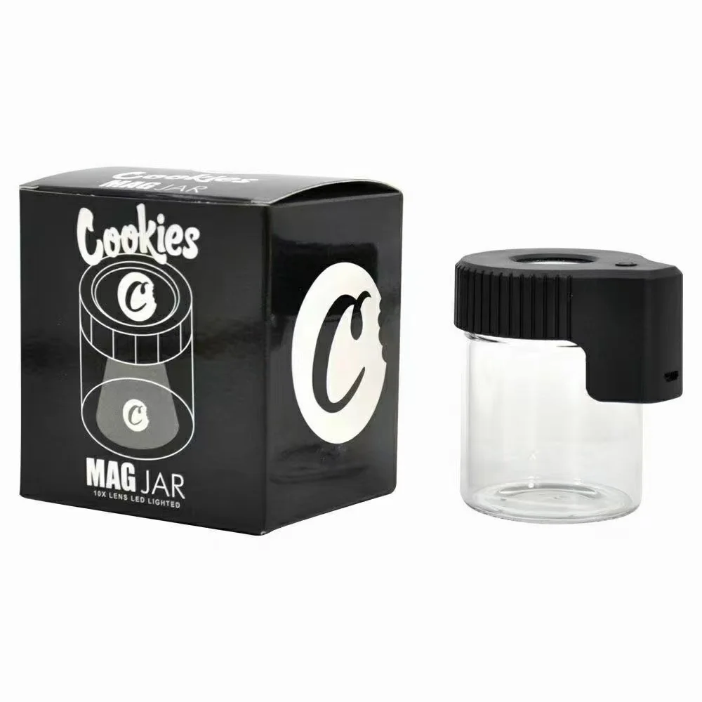 

Masonbrite Jars Transparent Led Jars Stash Lids Grinder Smokin Accessories Home Decor Storage Jars Pocket Grinder