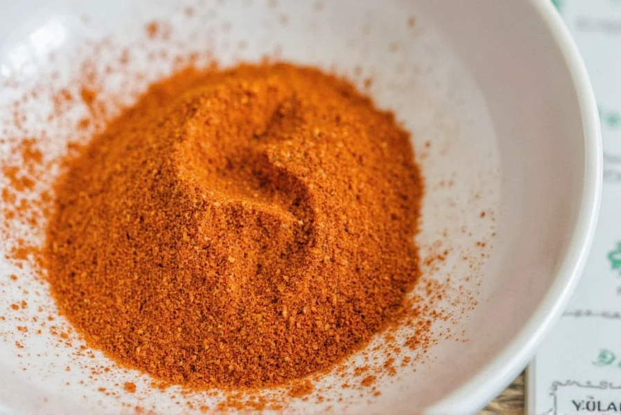 Sweet chili seasoning blend in a spice jar