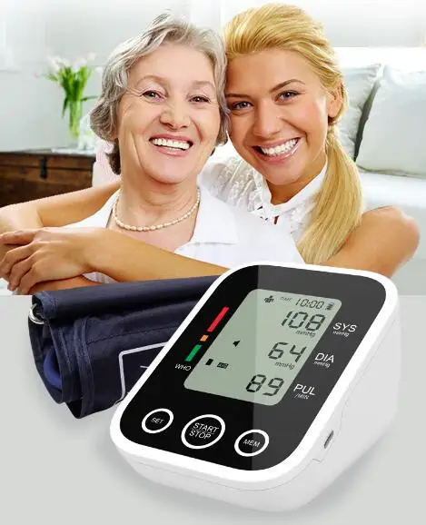 

Bp Apparatus CE Approved Electronic Sphygmomanometer Automatic Bp Monitor Digital Smart Arm Blood Pressure Monitor