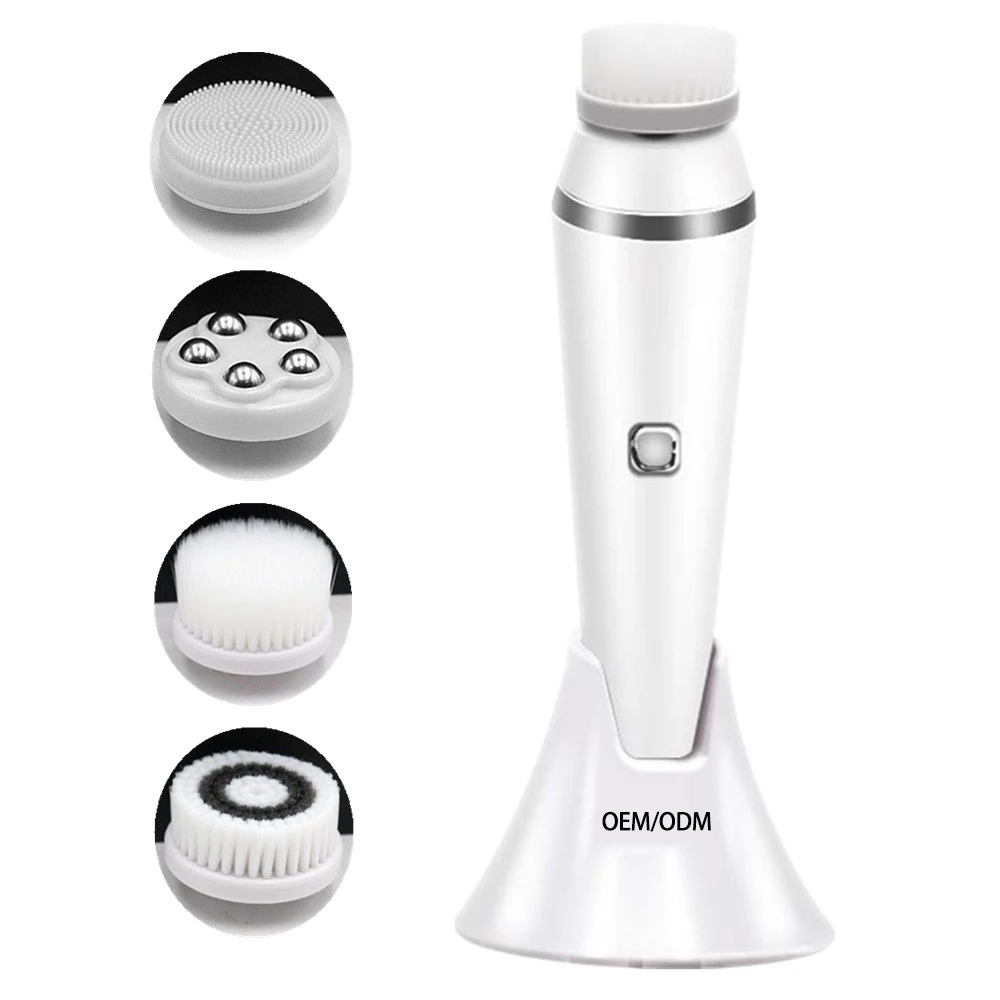 

Waterproof Silicone Face Massage Brush Facial Cleansing Machine Soft Silicone Cleansing Brush