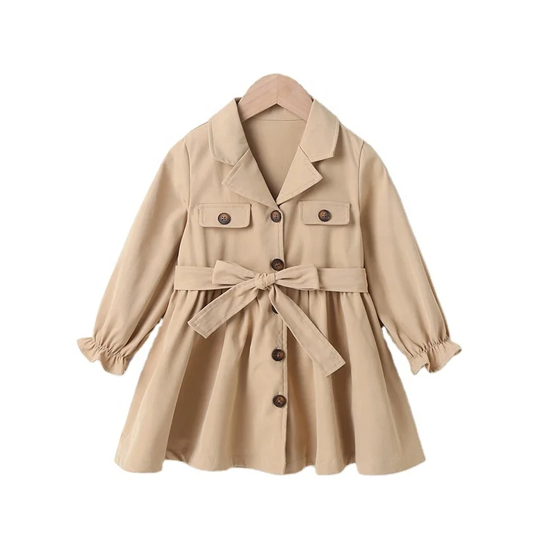 

Autumn winter children's clothing baby girl windbreaker fashion solid color jacket, Customized color