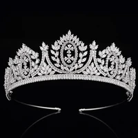 

Crown Headband Fashion Geometric Shapes Desihn Wedding Hair Accessories Tiaras For Women Zircon Hair Sieraden Bruiloft BC4824