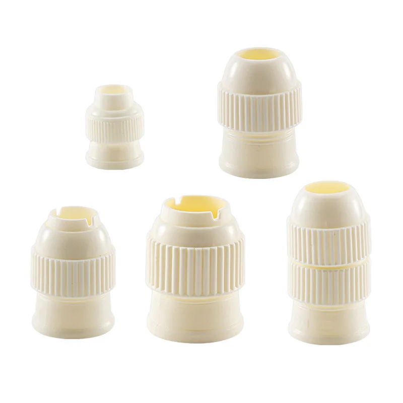 

PE Korean decorating nozzle converter butter tip connector cake baking tools wholesale, As pictures