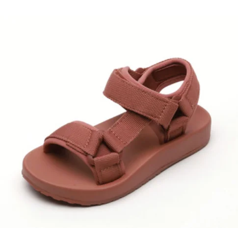 

XIXIBB 2020 new children's shoes summer children's sandals light and comfortable beach casual shoes for boys and girls, Black pink