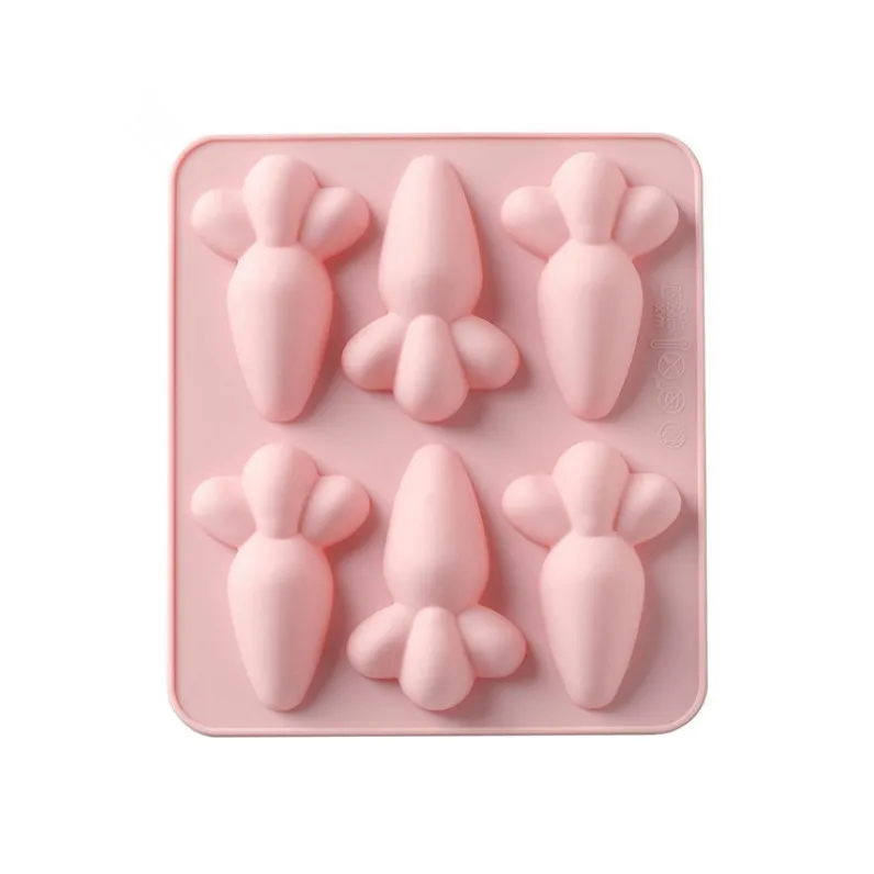 

Silicone Carrot Cube Ice Tray Mold Chocolate Ice Mould Cake Storage Tray Pudding mould