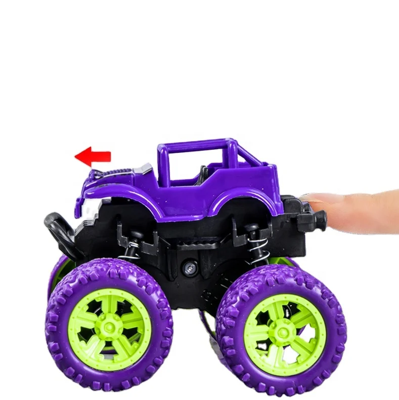 

Funny gifts 2023 friction toy vehicle stunt truck for kids plastic friction toy car small diecast toy vehicles