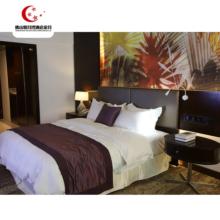 
Modern Design 5 Star Hilton Hotel Project Bedroom Apartment Furniture Set 