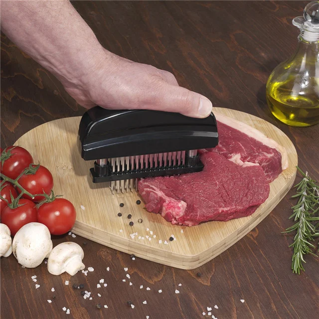 

48-pin Stainless Steel Easy-to-operate Meat Tenderizer Kitchen Accessories, As show