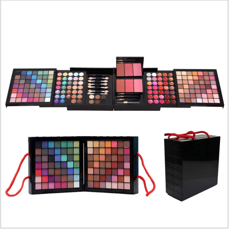 

Anchovy Wholesale 177 Colors Waterproof big Custom Eyeshadow palette makeup kit, Muliti-color