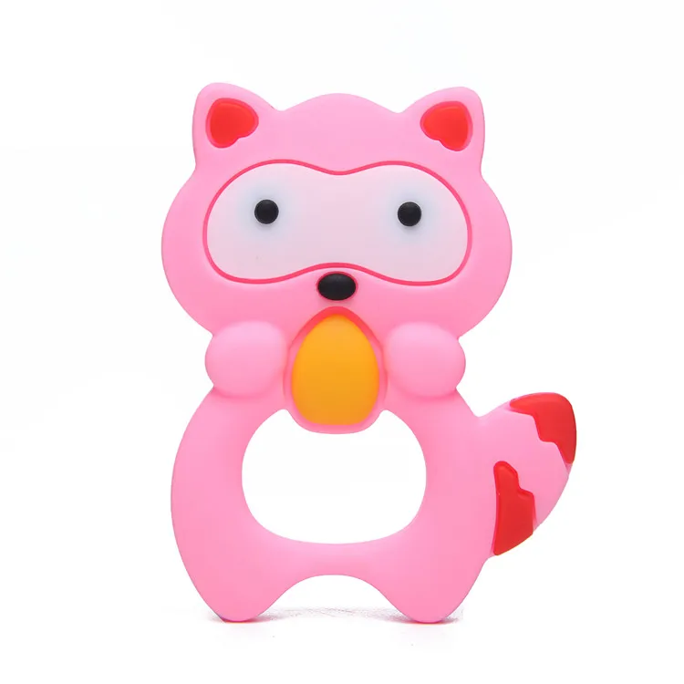 
Silicone Baby Elephat Teething Toys The Teether Holder Best for Sore Gums Pain Relief Eco Friendly BPA Free & Freezer Safe 