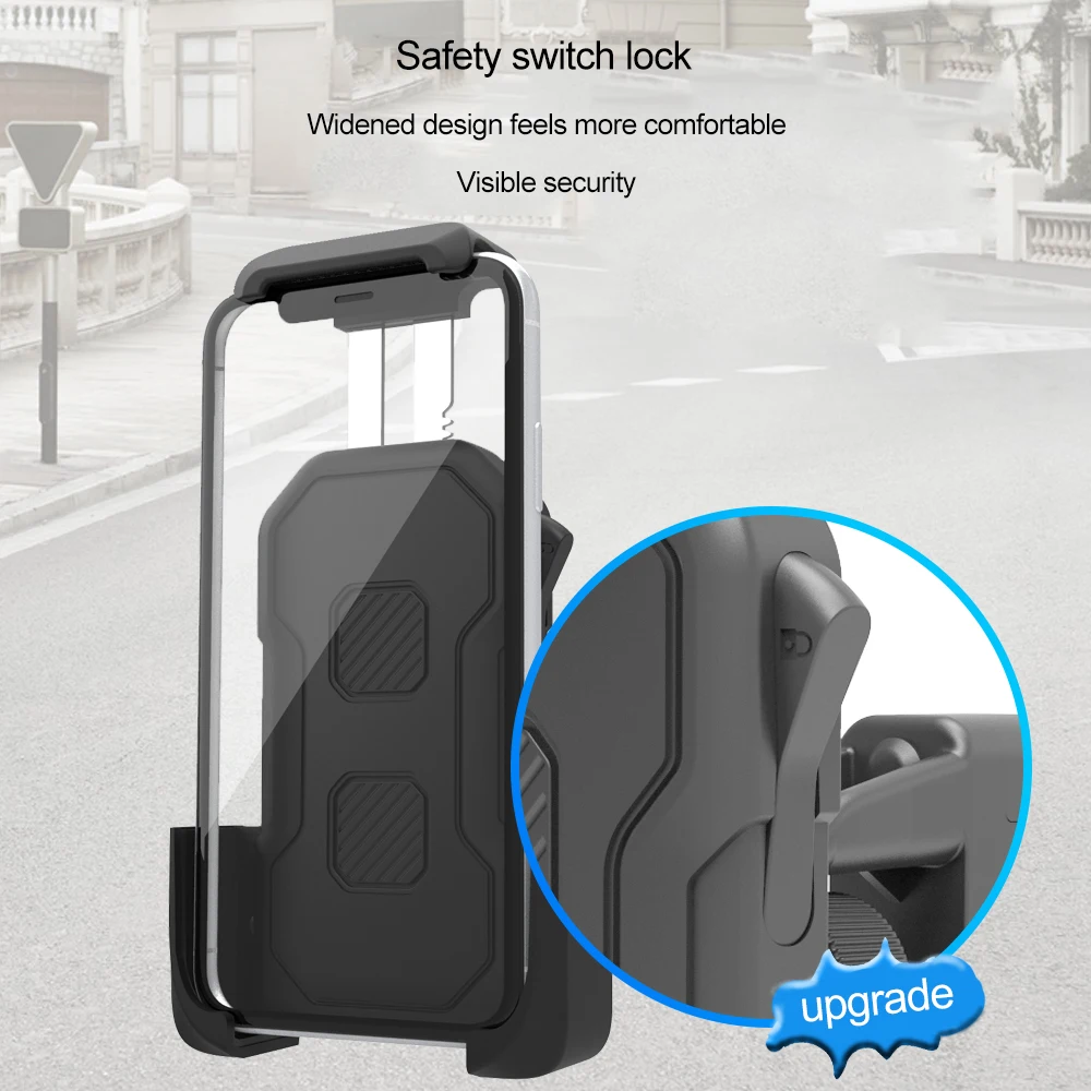 

Free Shipping 1 Sample OK 2021 New Arrivals 4.5-7inch Adjustable Shockproof 360 Degree Rotation Universal Bike Mobile Holder