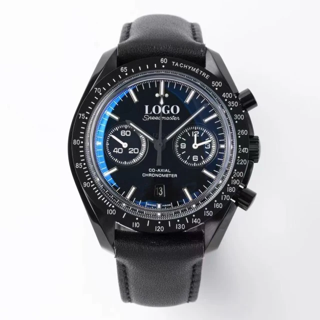 

Deep Black Dark Side Of The Moon Clone 9300 Timing Function Movement Sea Master Watch