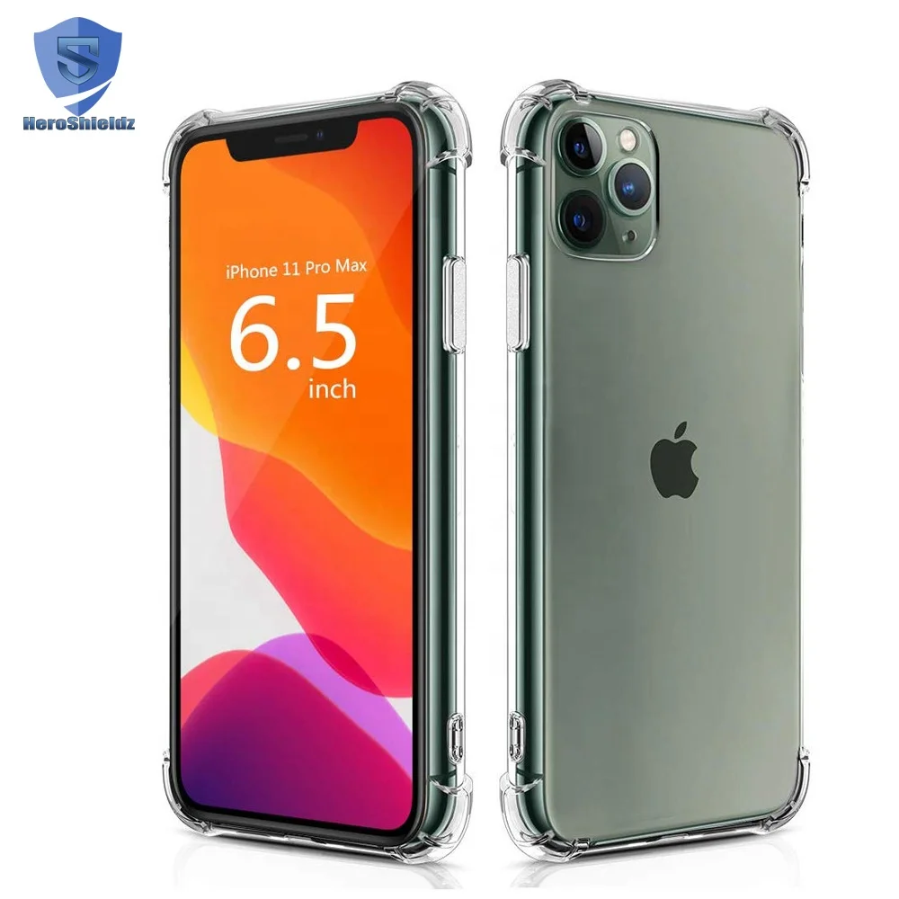 

For iPhone 11 Pro Clear Case 2019, TPU PC Shockproof Transparent Case For iPhone 11, For iPhone 11 Pro Max Bumper Case Clear, Clear, blue, pink, grey case ultra-thin crystal clear