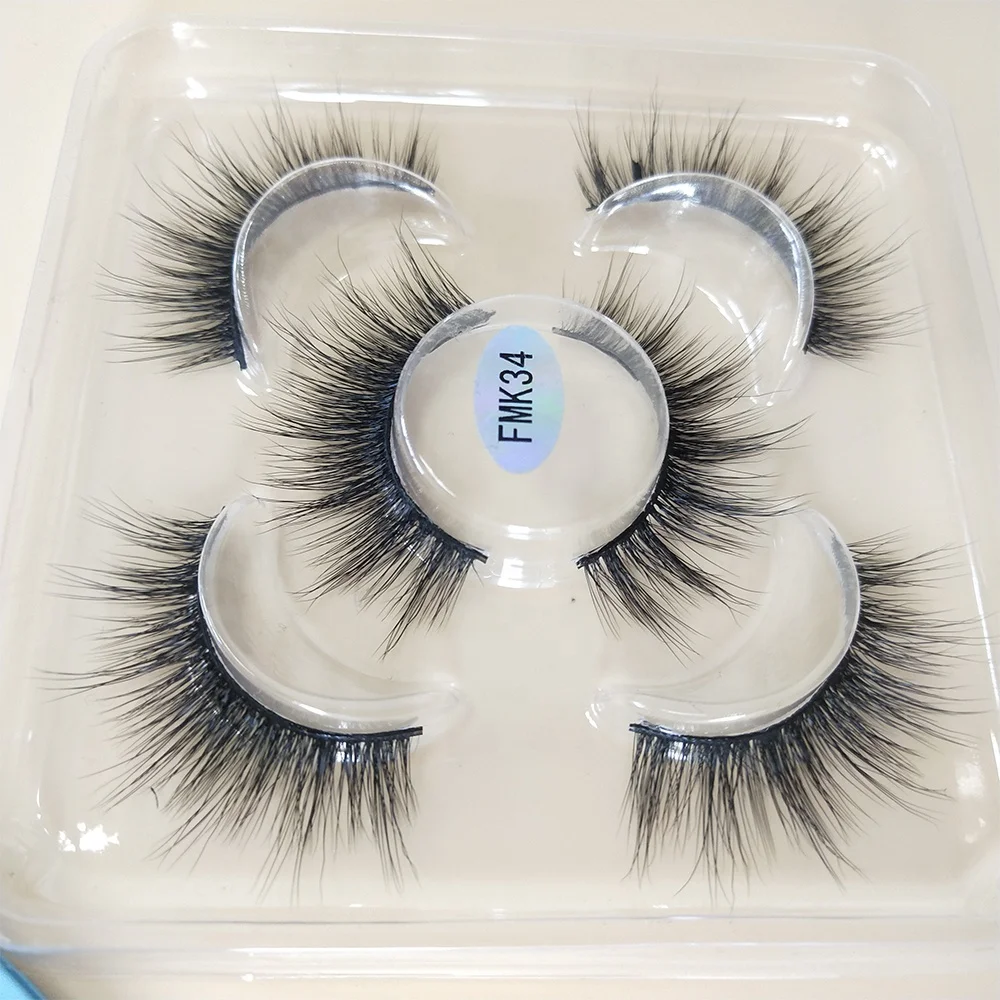 

Russian Double 3D Silk Faux Mink Fake Eyelash Manufacturer Premium Synthetic False Eyelashes Wholesale Natural Volume Eye Lashes