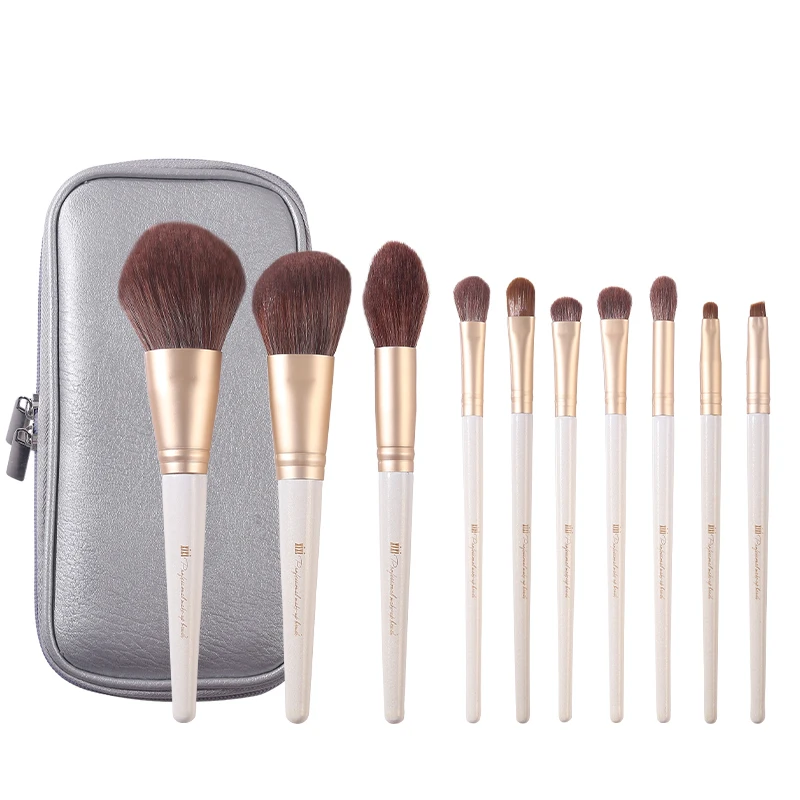 

Private Label Professional Eye Makeup Brushes Blending Crease Highlight Eyebrow Eyeshadow Brush Set