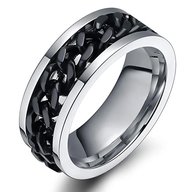 

Stainless Steel Center Chain Spinner 8 mm Rings