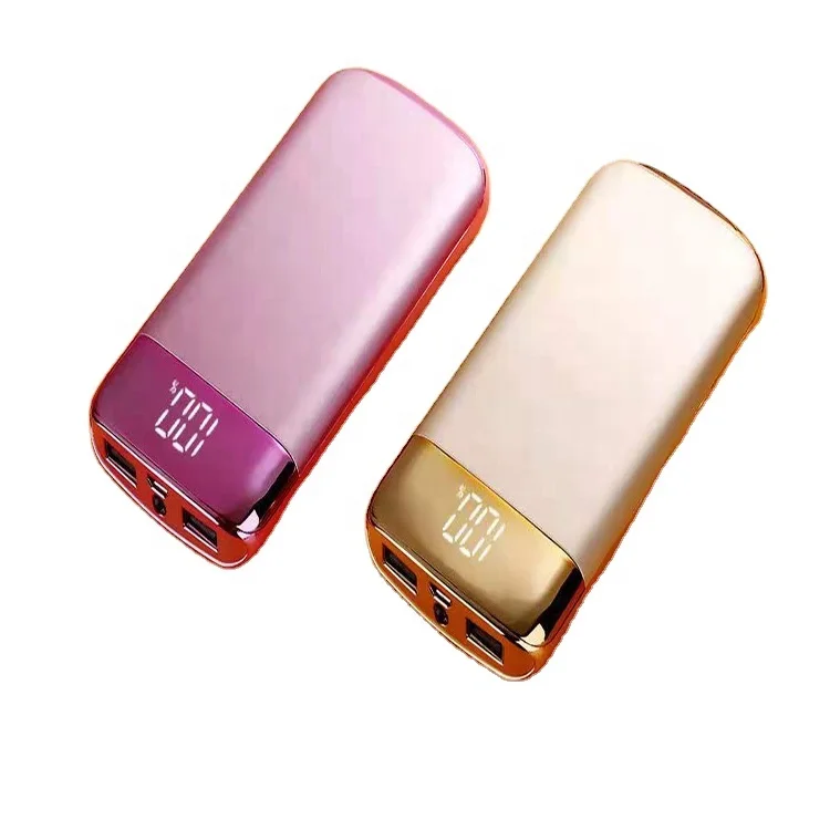 

4.Factory Universal Portable Power Source 8000mAh Mobile Charger Power Bank 10000Mah Aluminum Alloy Power Bank, Blue gold rose gold white black