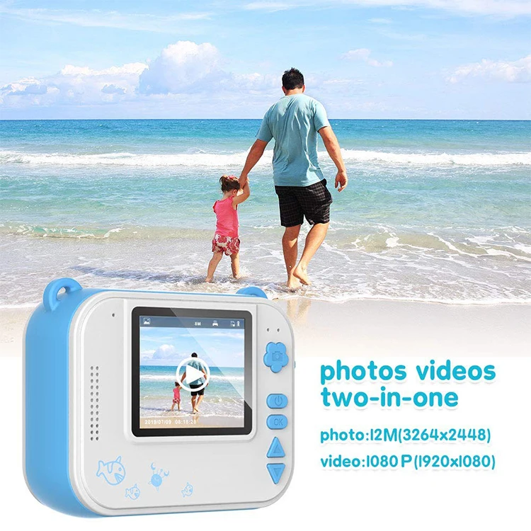 Digital Kids Camera Print Instant Camera 2 Inch Printing Camera For Children Video Cameras Digital