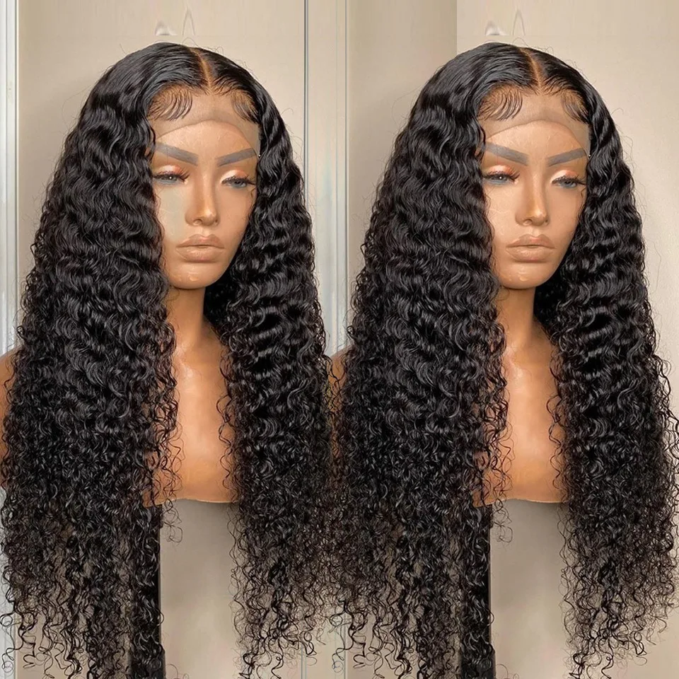 

Wholesale Hd Wigs 13x4 Undetectable Lace Frontal 100 Virgin Hair Long Fluffy Smooth Deep Wave Human Hair Lace Wig