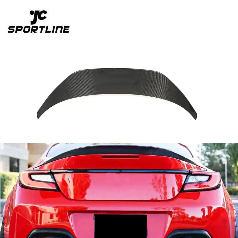 

For Subaru BRZ Toyota GR86 2022-24 Real Carbon Rear Boot Trunk Spoiler Wing Lip