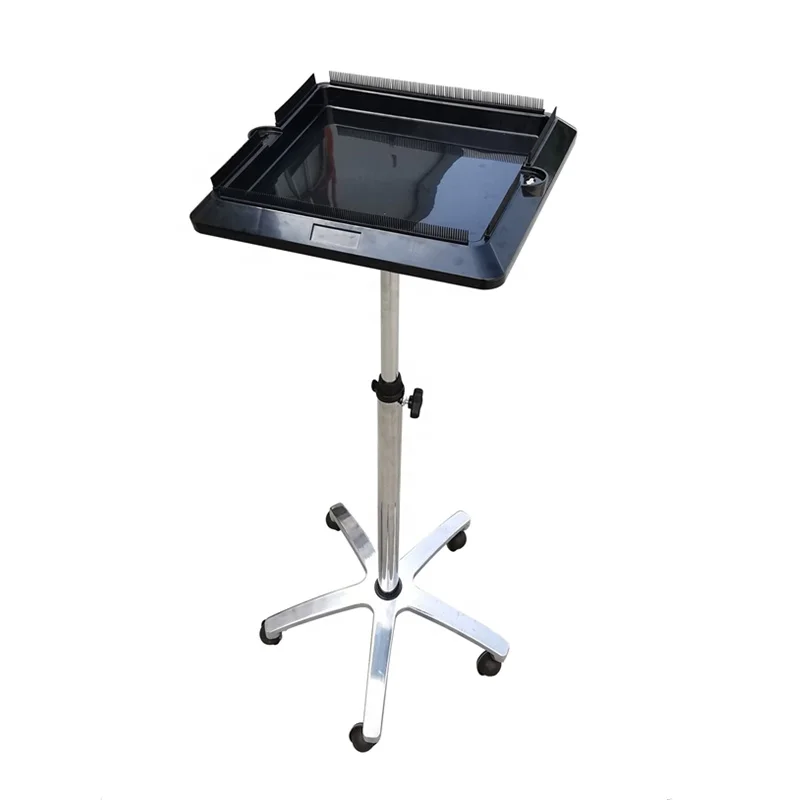 

T0182 Hot sale Fashionable salon equipment hair extension coloring trolley, Black