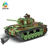 100070 Tank Model KV-1 Heavy Tank Block Building Brick Children Toys Birthday Gift