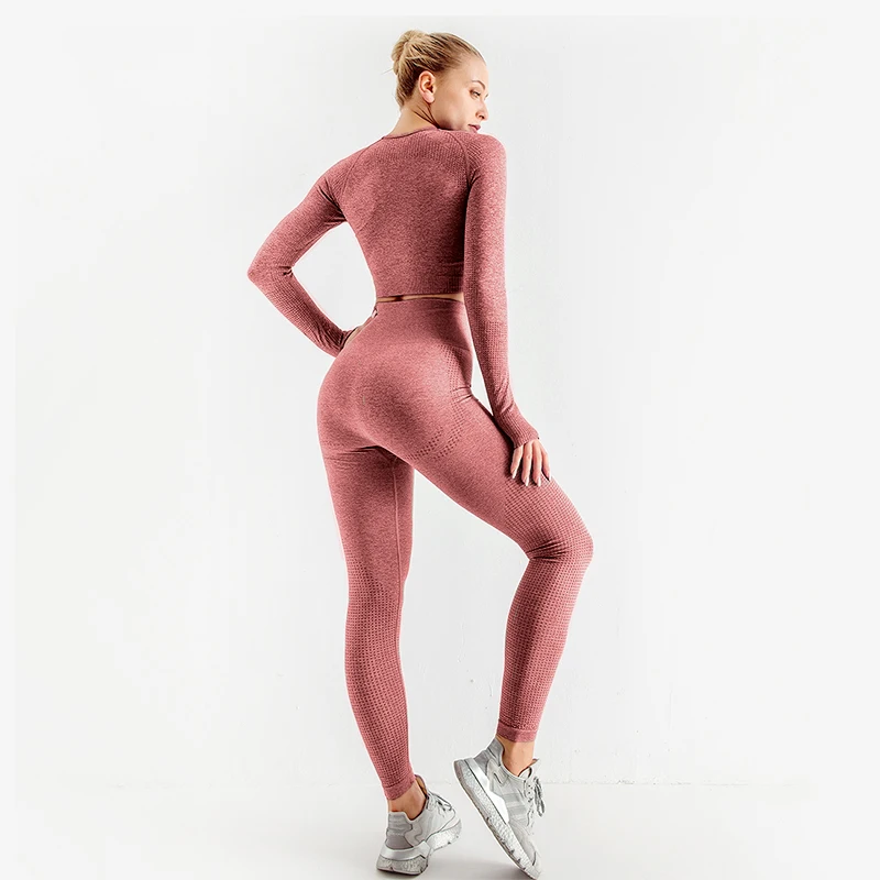 

Sets Fitness Leggings And Bra Women's Sports Gym Wear Womens Workout Women Activewear Seamless Yoga Set