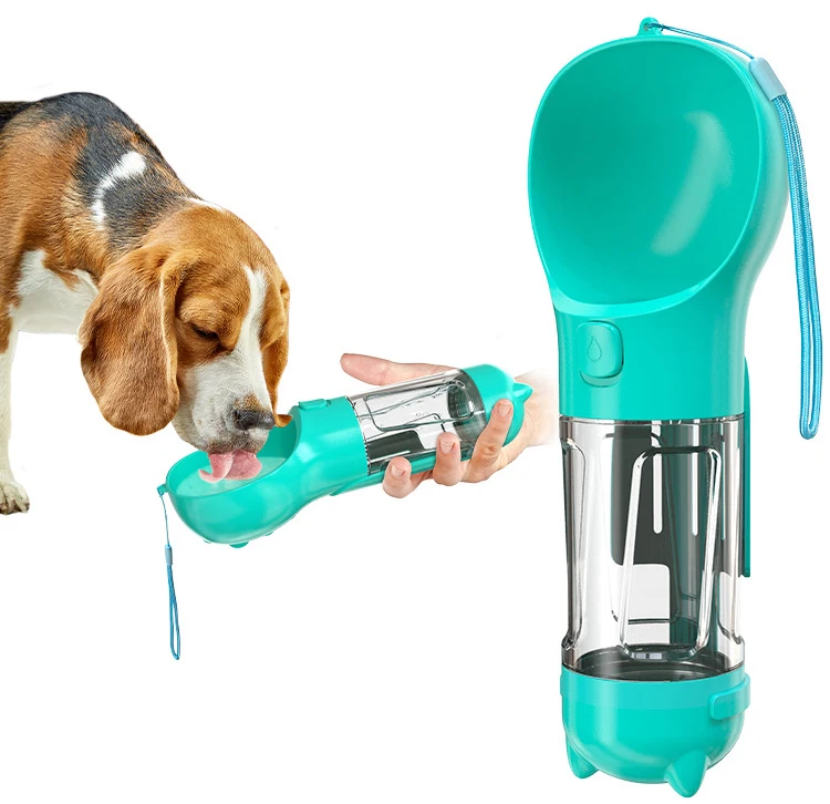 

Portable Drink Travel 350ML Custom Recycled Portable Pet Dog Water Bottle, Blue,pink,green,gray