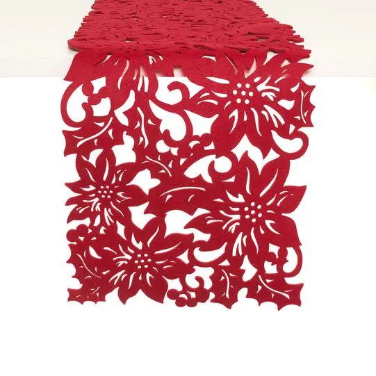 Non-woven wedding decoration table runner dining table runner handmade